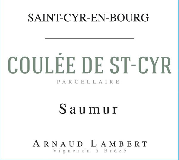 2018 Arnaud Lambert Saumur Blanc Coulée de St-Cyr