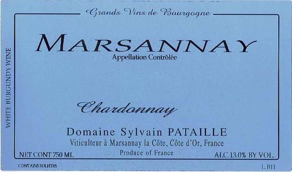 2020 Sylvain Pataille Marsannay Chardonnay