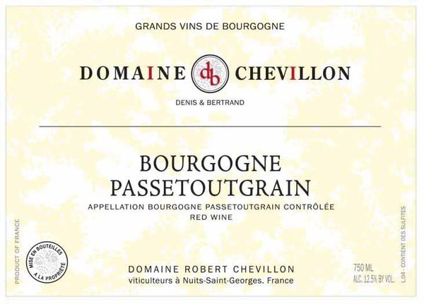 2019 Domaine Robert Chevillon Bourgogne Passetoutgrain
