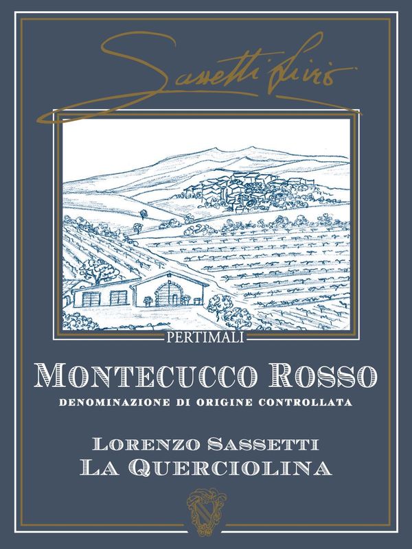 2016 Pertimali Sassetti Livio Montecucco Rosso Lorenzo Sassetti La Querciolina