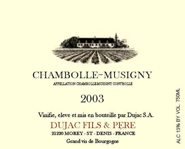 1989 Domaine Dujac Chambolle-Musigny