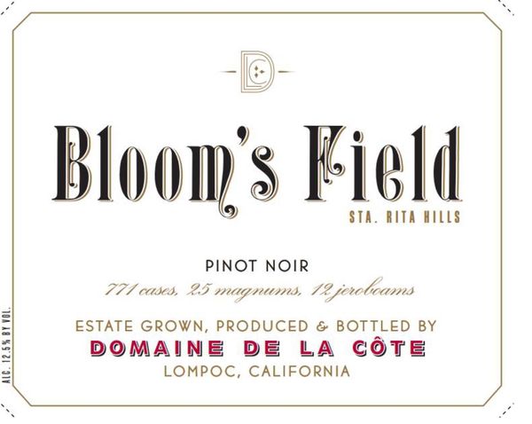 2021 Domaine de la Côte Bloom's Field Pinot Noir