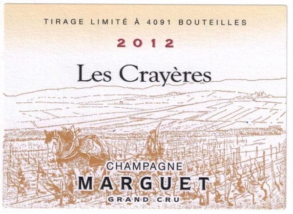 2012 Marguet Champagne Grand Cru Extra Brut Les Crayères