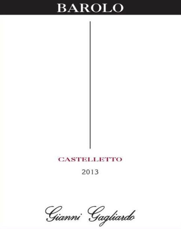 2013 Gianni Gagliardo Barolo Castelletto