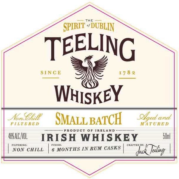 Teeling Small Batch Rum Casks Irish Whiskey