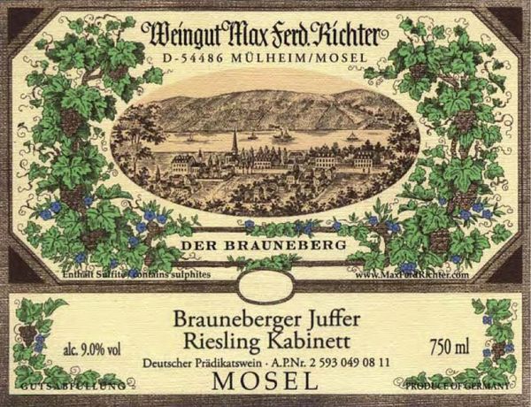 2017 Weingut Max Ferd. Richter Brauneberger Juffer Riesling Kabinett