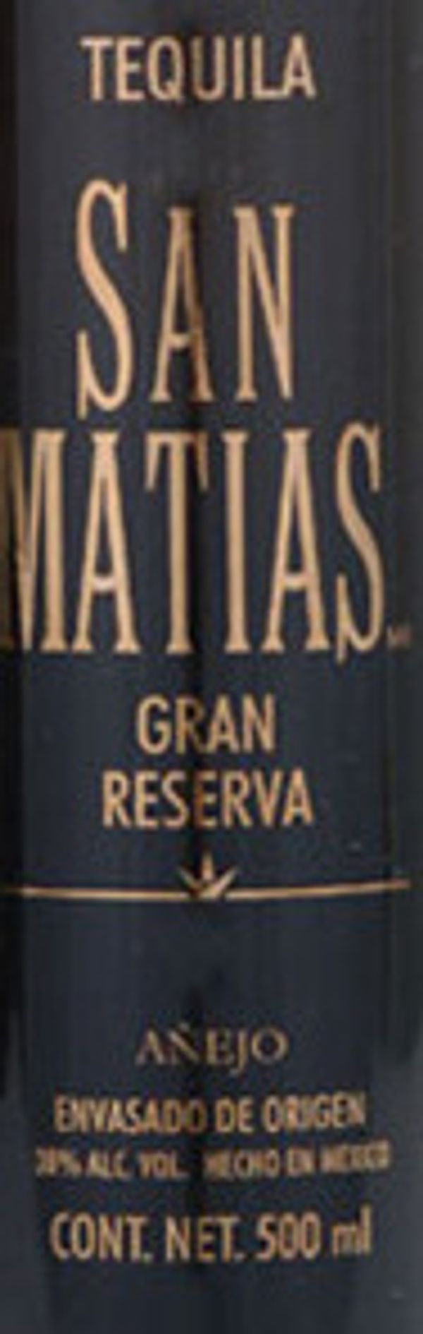 San Matias Tequila Gran Reserva Extra Añejo