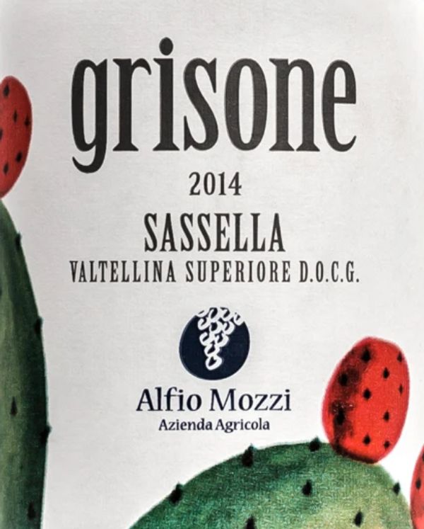2016 Alfio Mozzi Valtellina Superiore Sassella Grisone