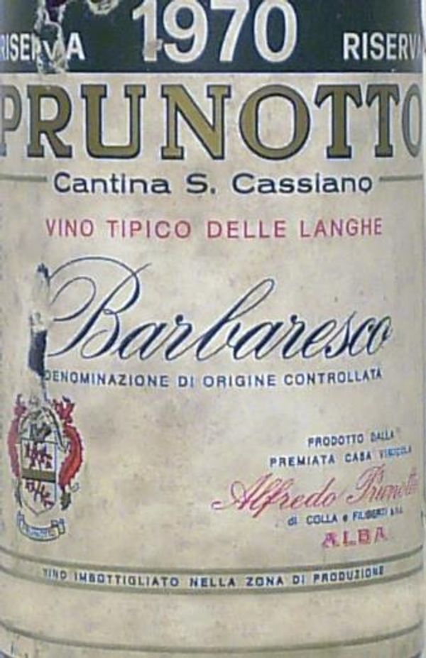 1981 Prunotto Barbaresco Riserva