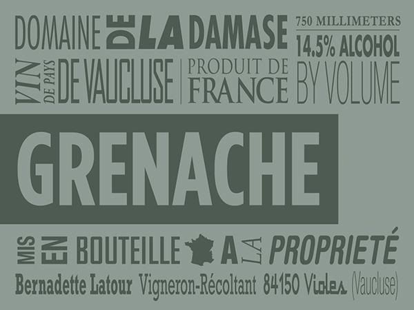 2021 Domaine de la Damase Grenache