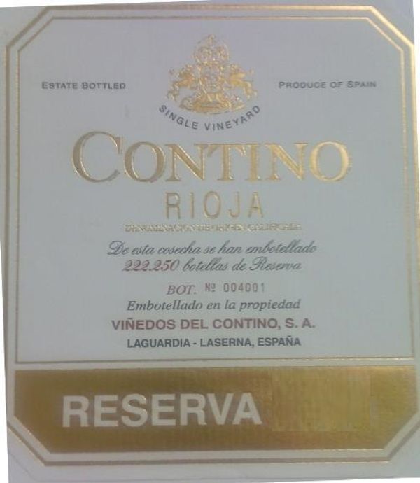 1995 Contino Rioja Reserva