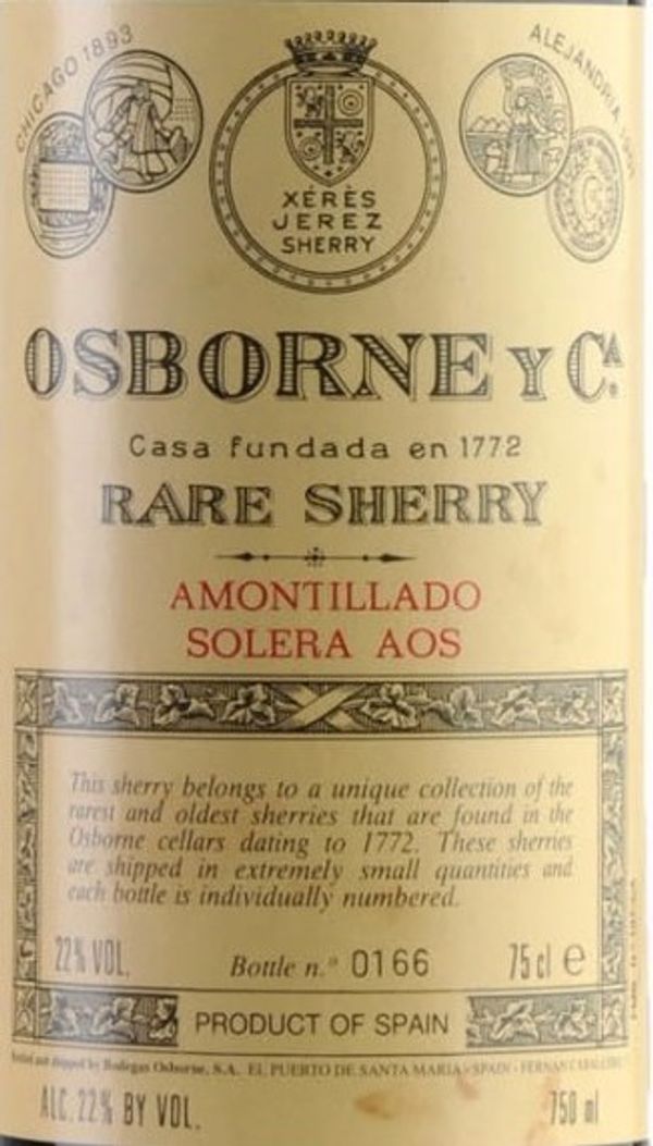 Osborne Amontillado Solera AOS