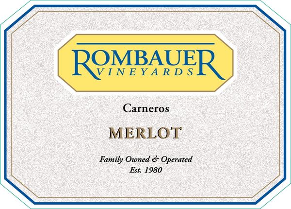 2019 Rombauer Vineyards Carneros Merlot