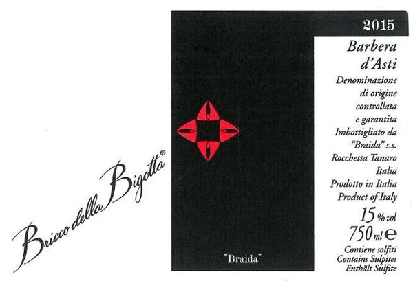 2017 Braida Bricco della Bigotta Barbera d'Asti