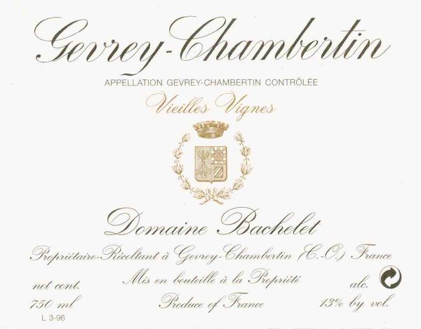 2020 Domaine Denis Bachelet Gevrey-Chambertin Vieilles Vignes