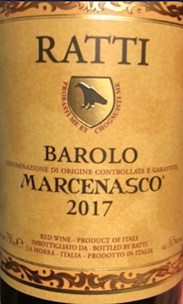2017 Renato Ratti Barolo Marcenasco