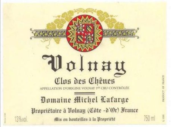 1983 Domaine Michel Lafarge Volnay Clos des Chênes