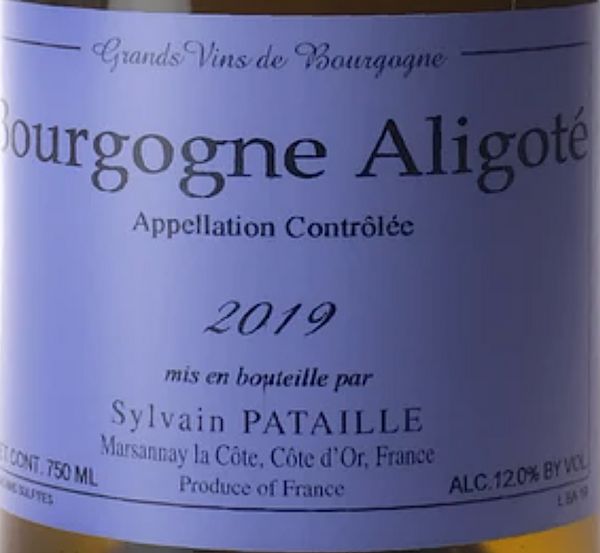 2020 Sylvain Pataille Bourgogne Aligoté