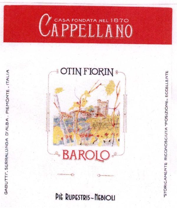 2016 Cappellano Barolo Otin Fiorin Piè Rupestris