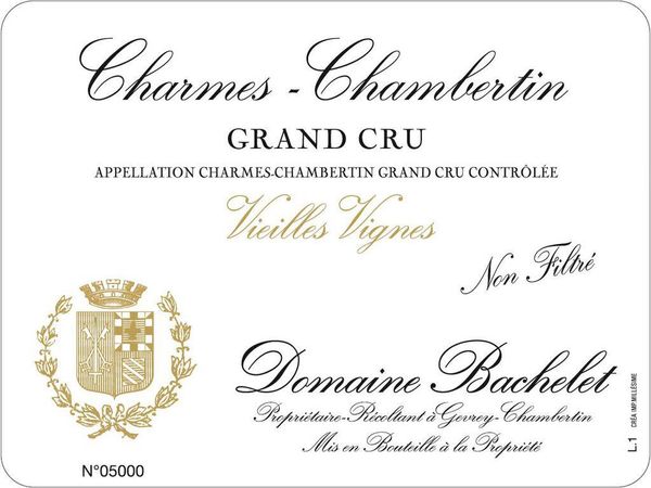2018 Domaine Denis Bachelet Charmes-Chambertin Vieilles Vignes