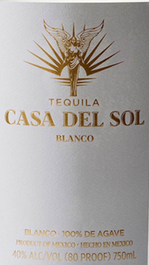 Casa Del Sol Tequila Blanco