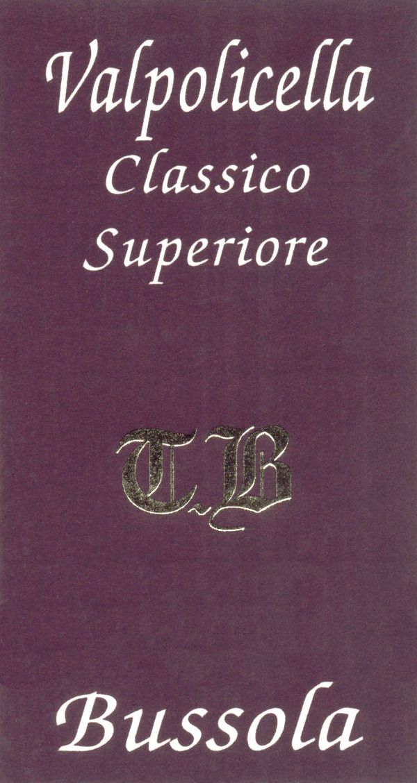 2015 Tommaso Bussola Valpolicella Classico Superiore TB