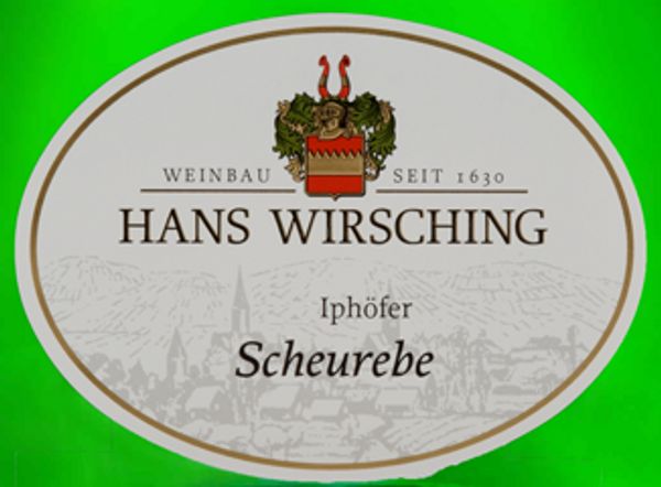 2020 Hans Wirsching Iphöfer Scheurebe
