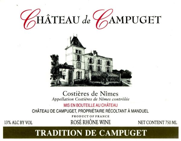 2022 Château de Campuget Tradition de Campuget Rosé