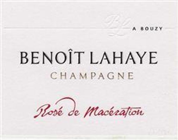 Benoit Lahaye Champagne Rosé de Macération