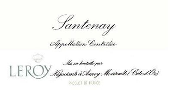 2013 Maison Leroy Santenay