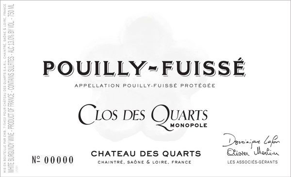 2020 Château des Quarts Pouilly-Fuissé Clos des Quarts