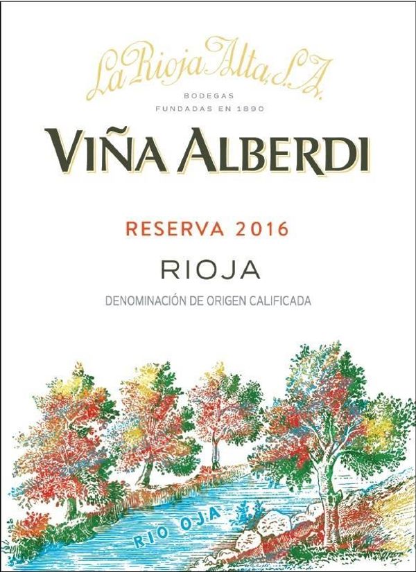 2018 La Rioja Alta Viña Alberdi Rioja Reserva
