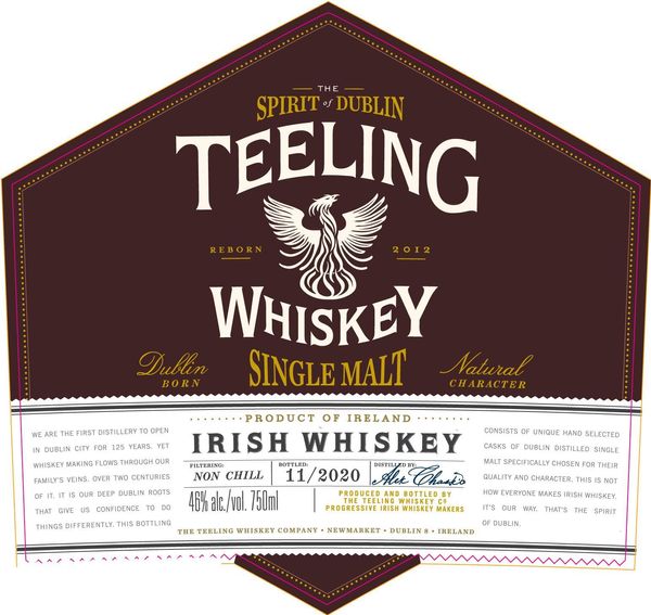 Teeling Single Malt Irish Whiskey