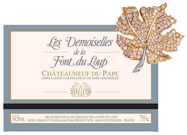 2020 Château de la Font du Loup Les Demoiselles de la Font du Loup Châteauneuf-du-Pape