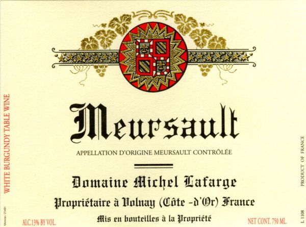 2020 Domaine Michel Lafarge Meursault