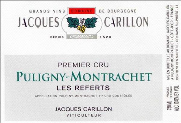 2015 Jacques Carillon Puligny-Montrachet Les Referts