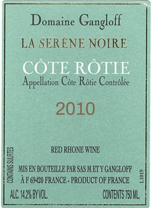 2006 Domaine Gangloff Côte-Rôtie La Sereine Noire