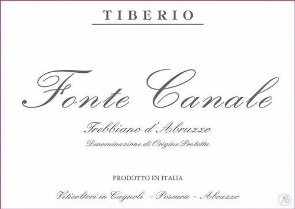 2020 Tiberio Trebbiano d'Abruzzo Fonte Canale