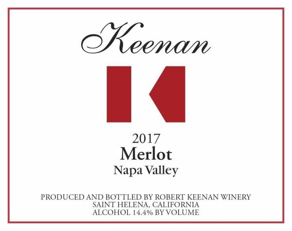 2017 Keenan Napa Valley Merlot