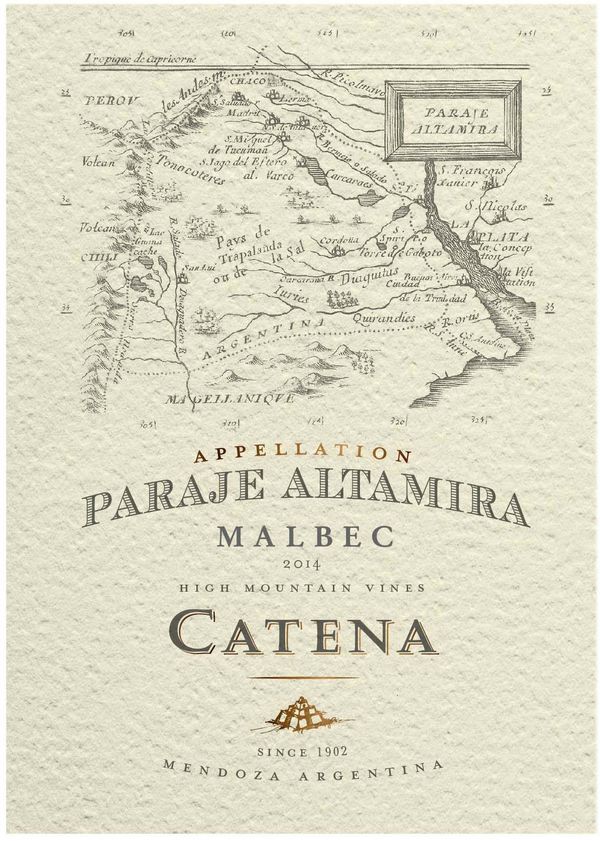 2019 Catena Paraje Altamira Malbec
