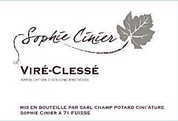 2017 Domaine Sophie Cinier Viré-Clessé