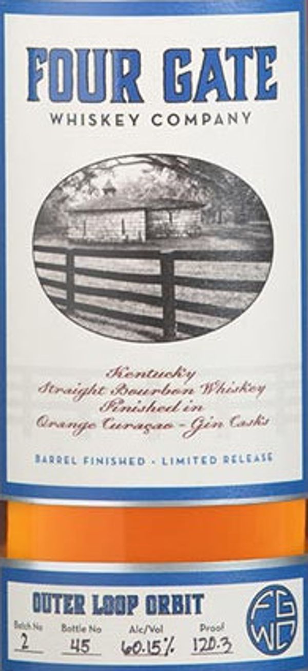 Four Gate Whiskey Company Outer Loop Orbit Kentucky Straight Bourbon Whiskey
