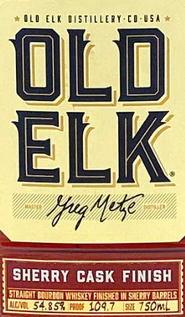 Old Elk Aged 5 Years Sherry Cask Straight Bourbon Whiskey