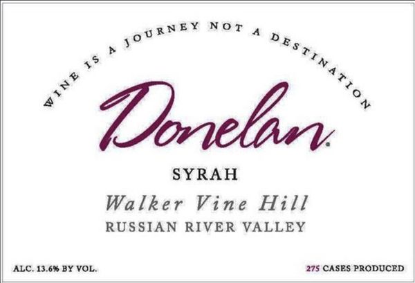 2013 Donelan Walker Vine Hill Syrah