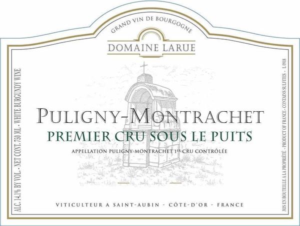 2020 Domaine Larue Puligny-Montrachet Sous-le-Puits