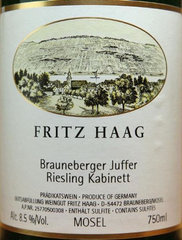 2021 Fritz Haag Brauneberger Juffer Riesling Kabinett