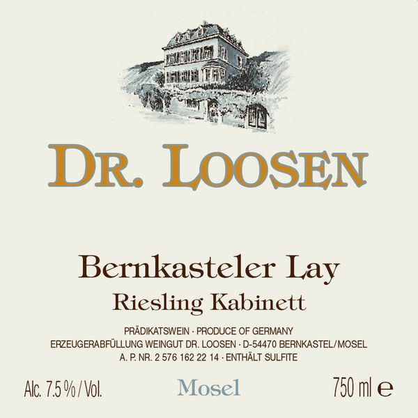 2021 Dr. Loosen Bernkasteler Lay Riesling Kabinett