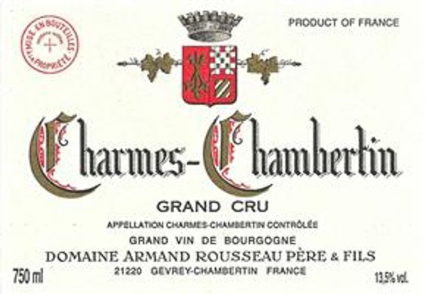 2018 Domaine Armand Rousseau Charmes-Chambertin