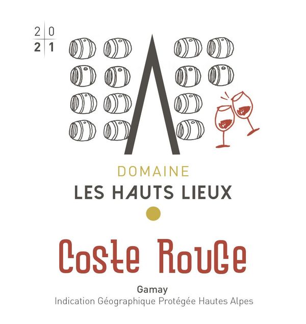 2021 Domaine Les Hauts Lieux Coste Rouge Gamay