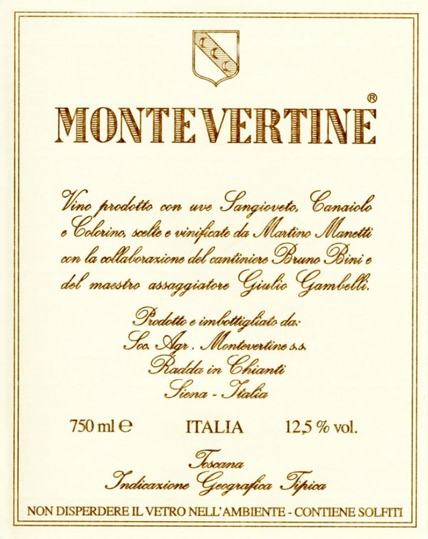 2019 Montevertine Toscana Rosso